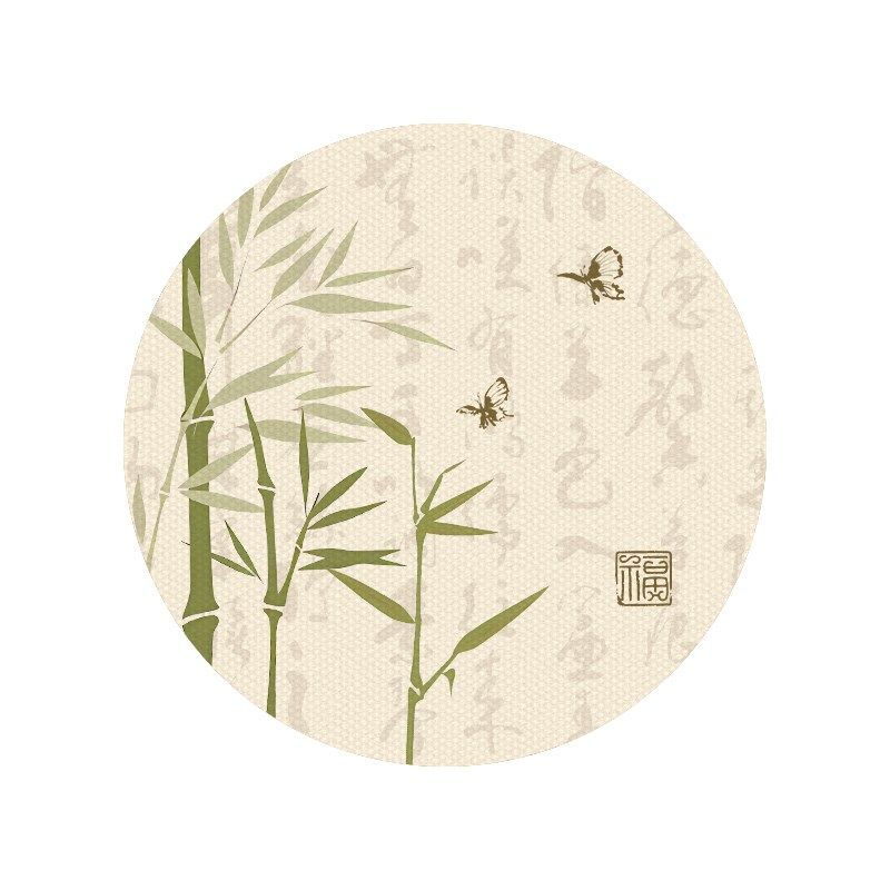 新中式皮革茶杯垫防水隔热餐垫家用吧台圆形咖啡垫防滑餐桌碗垫,居家布艺,餐垫,淘宝优惠券,粉丝福利购,淘宝优惠卷