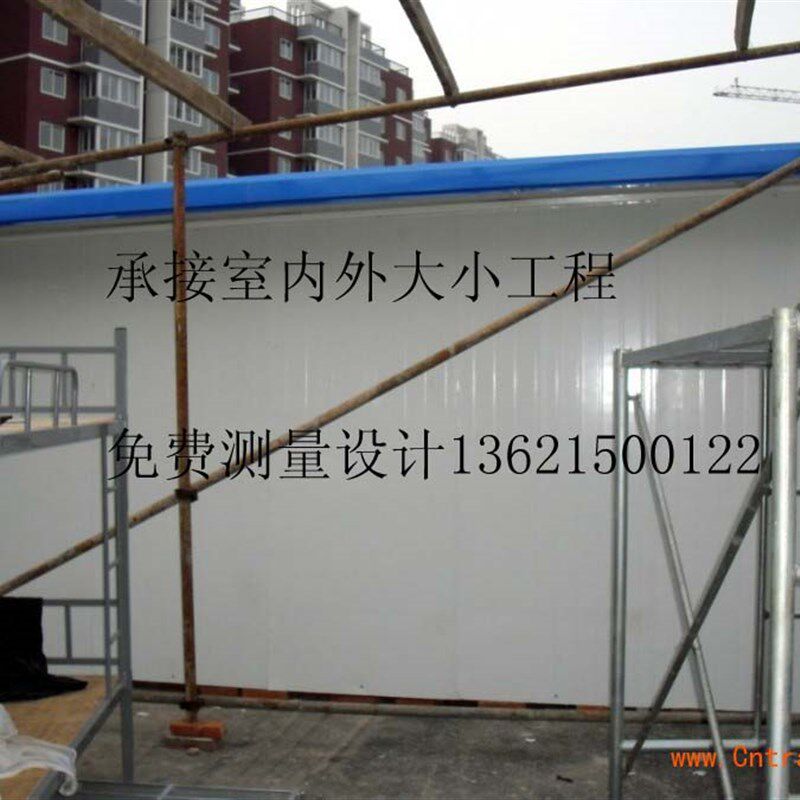 常州泡沫彩钢夹心板夹芯板厂房搭建活动彩钢瓦房岩棉夹芯板简易房