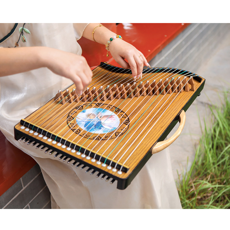 古筝练指器21弦琴码版便携式乐器初学者入门指法演奏迷你小古筝琴