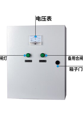 双电源自动转换开关配电箱家用市电切换控制器低压动力成套柜