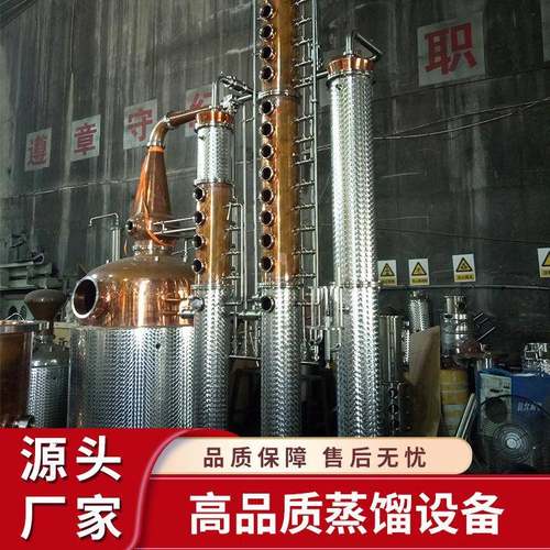 工厂直销多塔盘高柱子蒸馏器多功能威士忌金酒伏特加蒸馏设备
