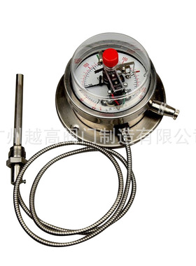 卫生型全不锈钢双金属温度计快装卡盘式温度表WSS-414W雷尔达江南