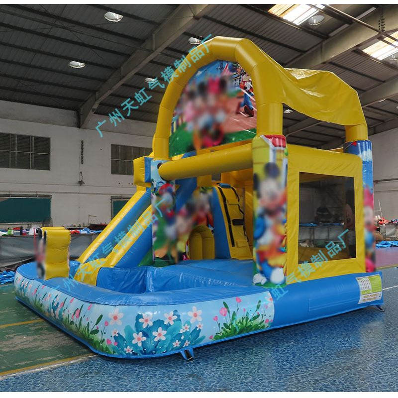 儿童娱乐设施公主城堡 充气组合滑梯儿童 儿童充气城堡