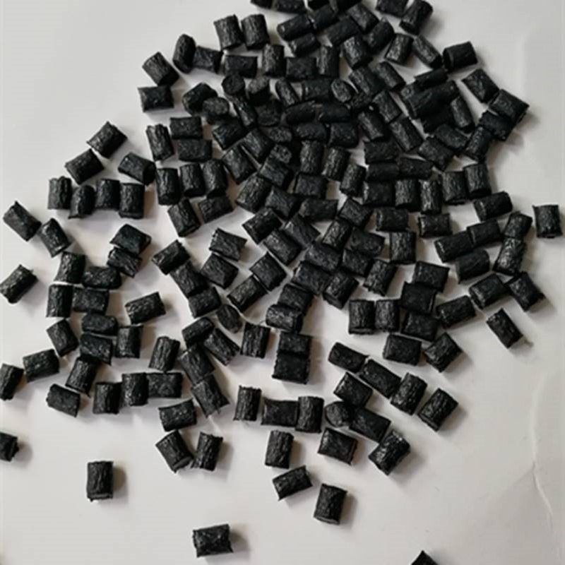 PA6加纤黑色再生料 GF10%15%20%30%阻燃增强粒子 改性尼龙颗粒