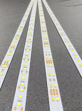 LED2835 60灯72灯120灯144灯12V24V单色双色展柜硬灯条灯带珠宝柜