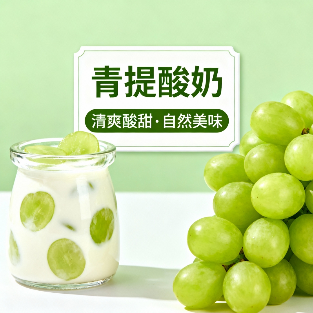 【年货节】青提酸奶风味饮品220ml*20瓶香醇美味果味香浓入口丝滑