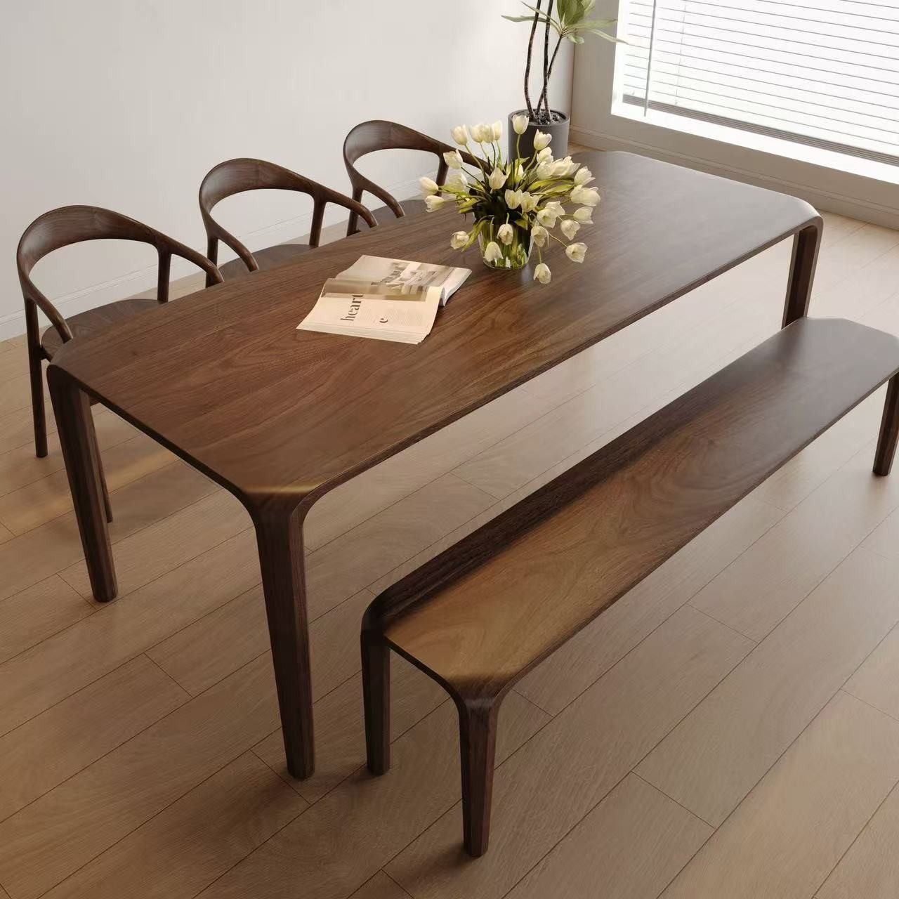 北美胡桃木实木餐桌长方形简约轻奢榫卯现代家用茶桌饭桌原木书桌,3C数码配件,其它配件,淘宝优惠券,粉丝福利购,淘宝优惠卷