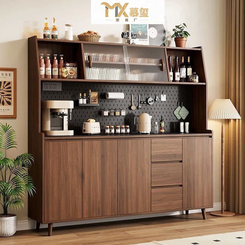 实木餐边柜靠墙一体储物柜中古风咖啡柜橱柜客厅酒柜多功能茶水柜,自行车/骑行装备/零配件,自行车包,淘宝优惠券,粉丝福利购,淘宝优惠卷