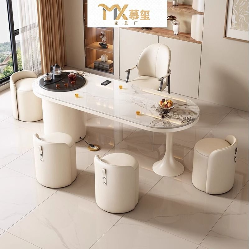 岩板茶桌椅组合奶油风高级感烧水壶一体嵌入式办公家用阳台茶台,户外/登山/野营/旅行用品,其他灯,淘宝优惠券,粉丝福利购,淘宝优惠卷