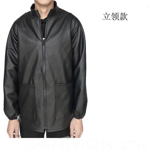 新款包车邮U男士防油防P罩衣皮衣工作服洗修车屠宰水养殖水产防护
