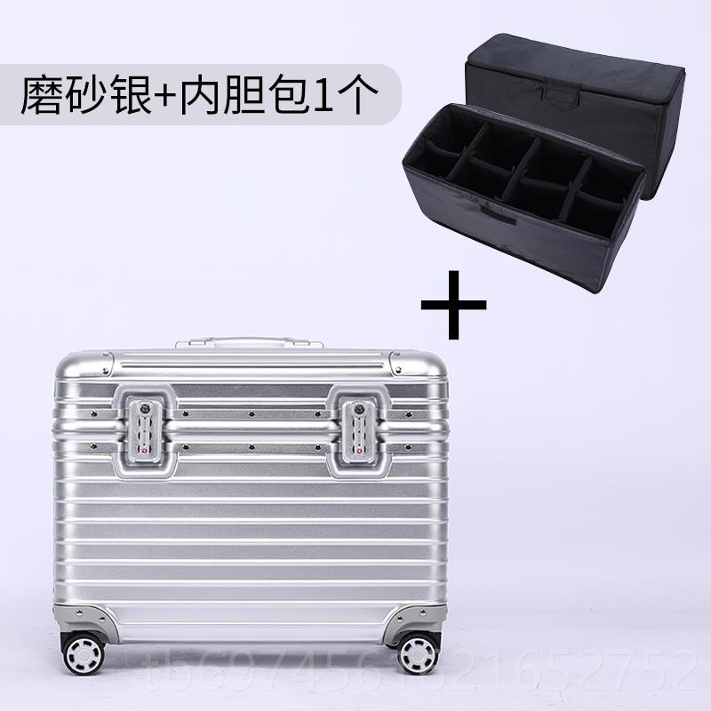 新款全铝镁合金杆箱拉相机旅行箱摄影箱万向轮登男女行李箱箱机机