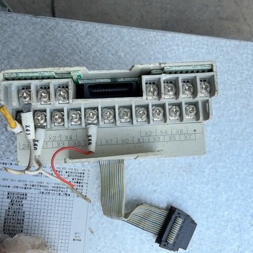 三菱PLC输扩展模块FX2N-16EX，缺面盖，成色一--议价商品