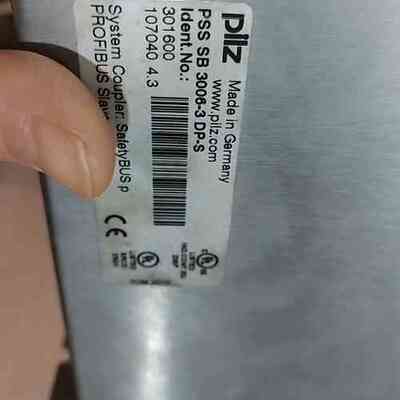 议价301600 PSS SB 3006-3 DP-S 皮尔兹安全控制器维修