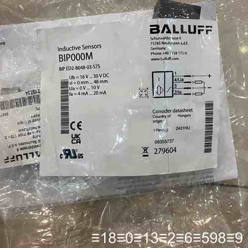 BALLUFF接近传感器，型号BIP000M，（BIP议价