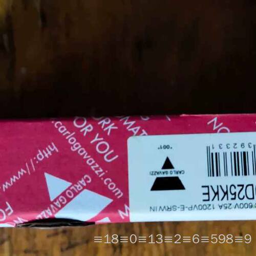 瑞士佳乐  CB技术超薄  固态继电器接触器25A  R议价