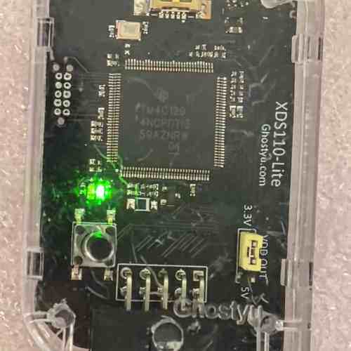 XDS110调试器，透明外壳，成色如图 能正常通电-议价商品