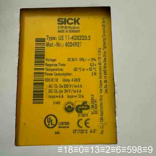 正品安全继电器，型号UE11-4DX2D议价