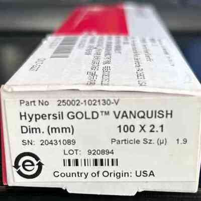 25002-102130-V 色谱柱 Thermo Hypersil GOLD VANQUISH议价维修