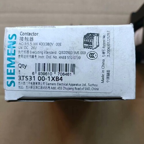 接触器3TS3100-1XB4 DC24v 数量11只议价