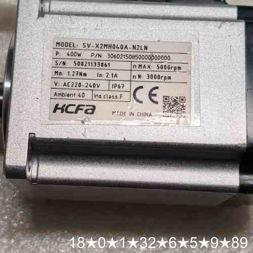 HCFA伺服电机 SV-X2MH040A-N2LN，400W