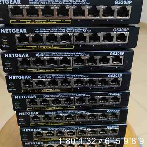 网件/Netgear 型号 GS308P 8口千兆PO