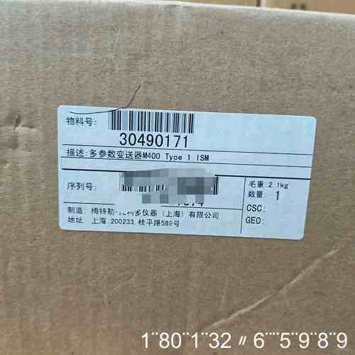 多参数变送器M400 Type 1 ISM，304