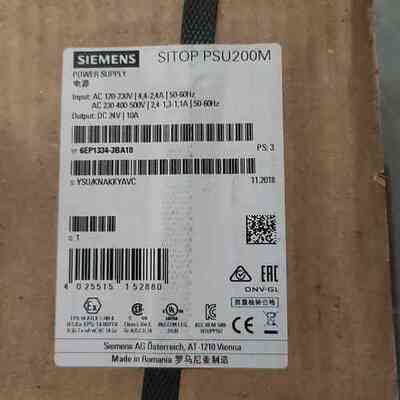 6EP1334-3BA10 工业电源 DC24V 10A SITOP PSU200M议价维修