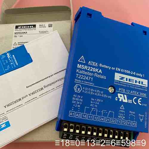 ZIEHL温控继电器MSR220KA (T222471)！询议价