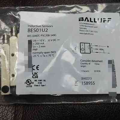 议价BES01U2 巴鲁夫电感式传感器 PNP常开型 10V-30V DC维修