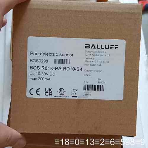 BALLUFF光电传感器，型号BOS R81K-PA-议价