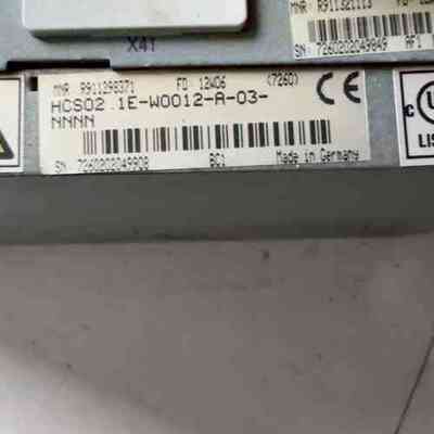 议价HCS02.1E-W0012-A-03-NNNN 力士乐 工控伺服驱动器维修