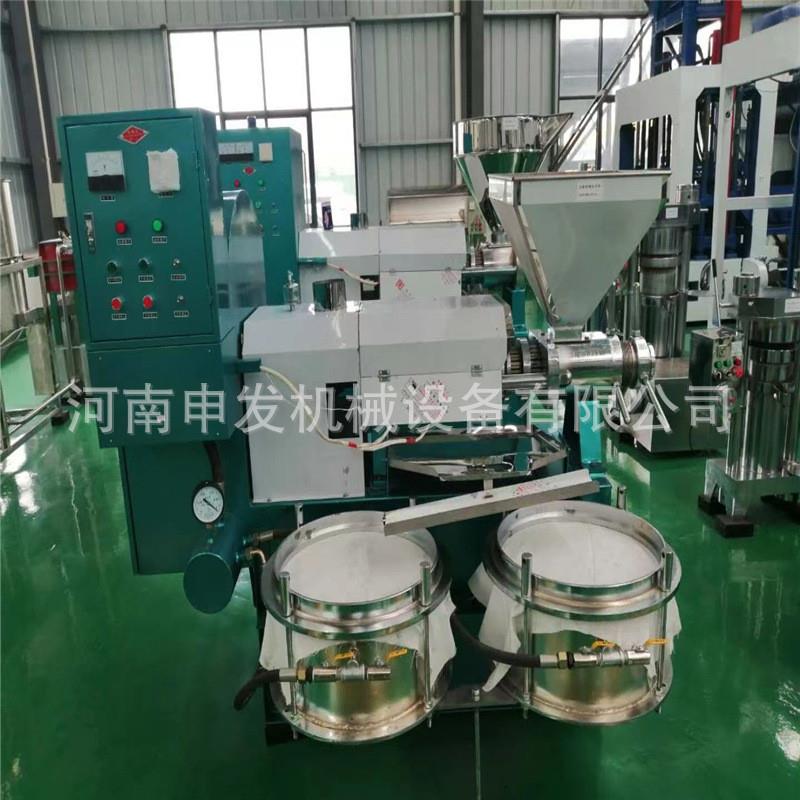 郑州螺旋榨油机中大型花生芝麻葵花榨油机商用全自动椰蓉榨油机