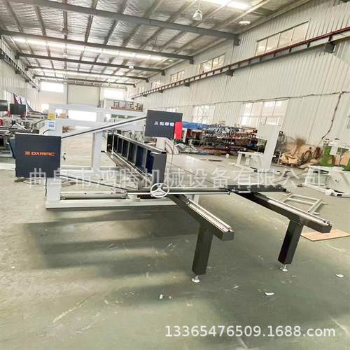 海绵立式滑轨推台带锯机 345木料直线弧形切割锯 气动压料
