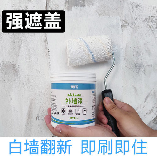 补墙漆家用墙面翻新白色乳胶漆