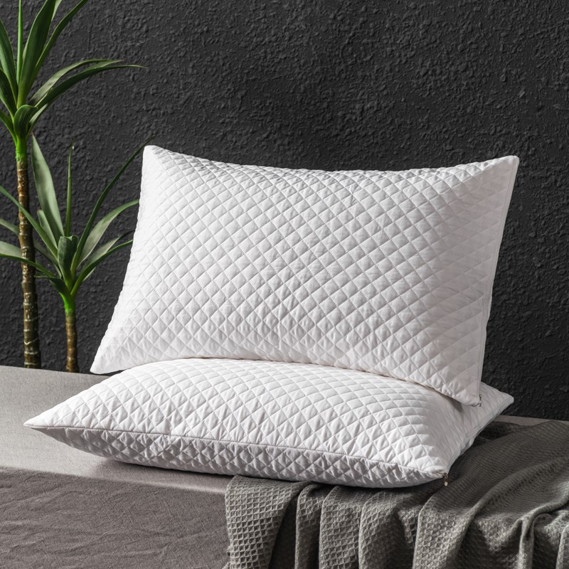 防水双面夹棉防螨枕套全棉枕头套一对装枕芯套枕头皮家用48x74cm