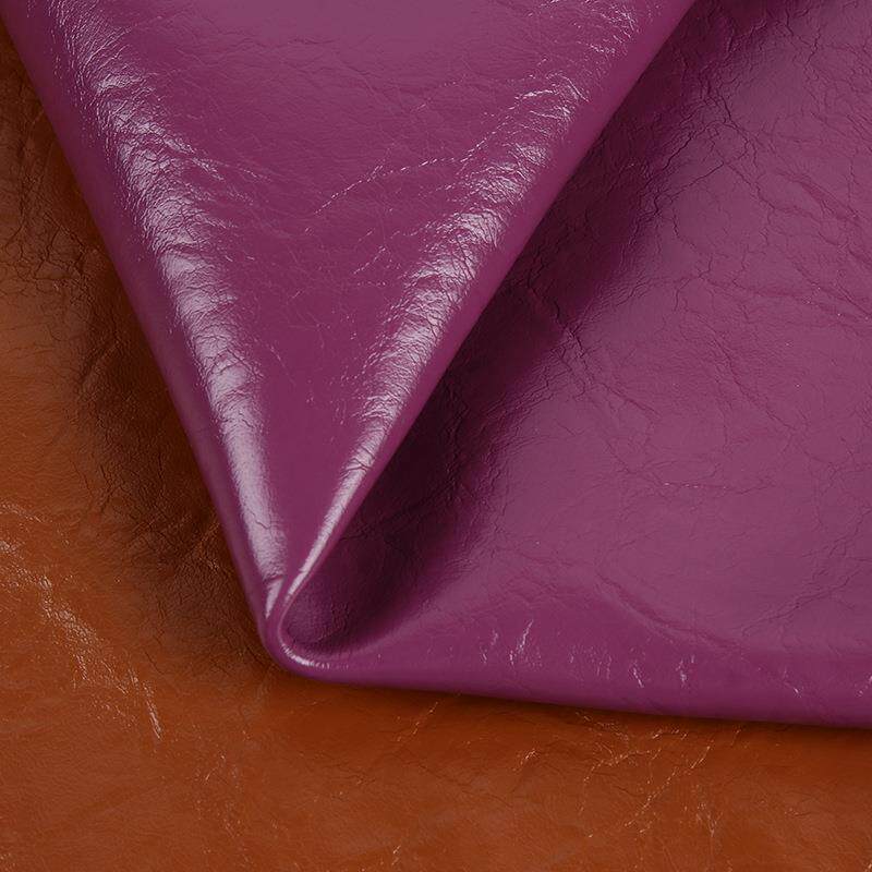 新品现货1.25厚柔软裂纹pu皮革耐磨箱包手袋装饰革皮料