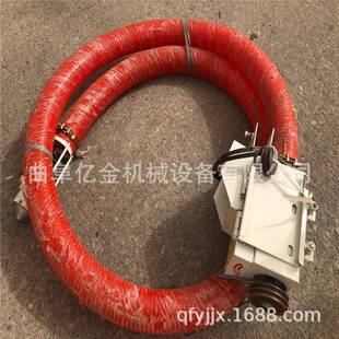 120型软管螺旋吸沙机现货小型车载上料机中间驱动抽沙机加长款