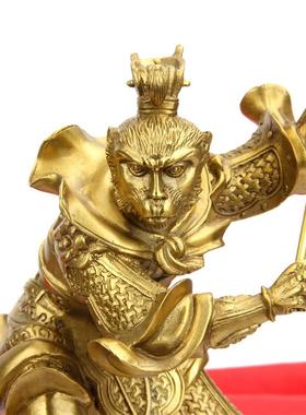 铜齐天大圣摆件 铜孙悟空 铜斗战胜佛铜猴子摆件