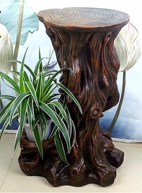 风水轮花盆架流水景假山喷泉工艺品客厅阳台鱼缸盆装饰摆件底座