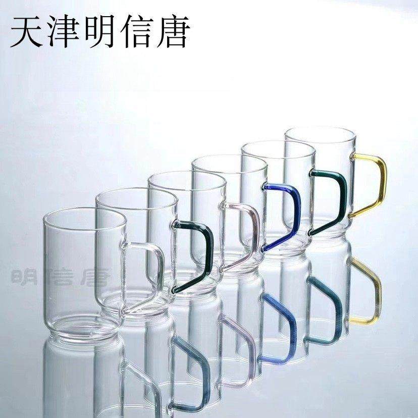 明信唐六色简约绿茶杯高硼硅耐热玻璃加厚高透高货家用口杯水杯,餐饮具,玻璃杯,淘宝优惠券,粉丝福利购,淘宝优惠卷