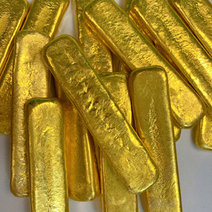 越南沙金原材料金条黄金色火烧里外一色高品质可二次塑形可融化