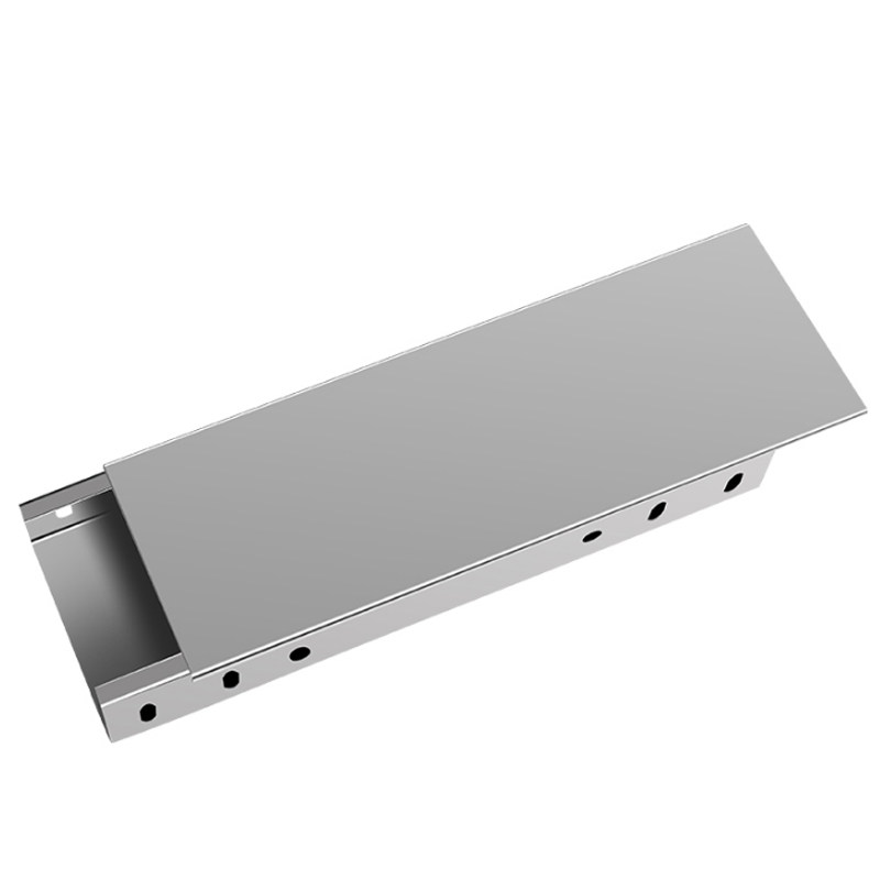 星槽不锈钢滑盖桥架机房线槽上走线电缆铝合金卡槽桥架