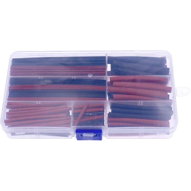 盒装红黑热缩管绝缘套管软热缩套管电线保护套接线电线修复万能