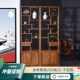 古董架 红木家具 超窄多宝阁博物架 实木中式 置物架 鸡翅木博古架
