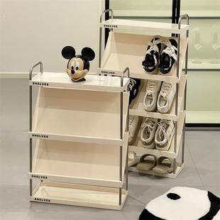 鞋架多层家用门口倾斜放式出租房用入户门小窄外楼道小型简易鞋柜