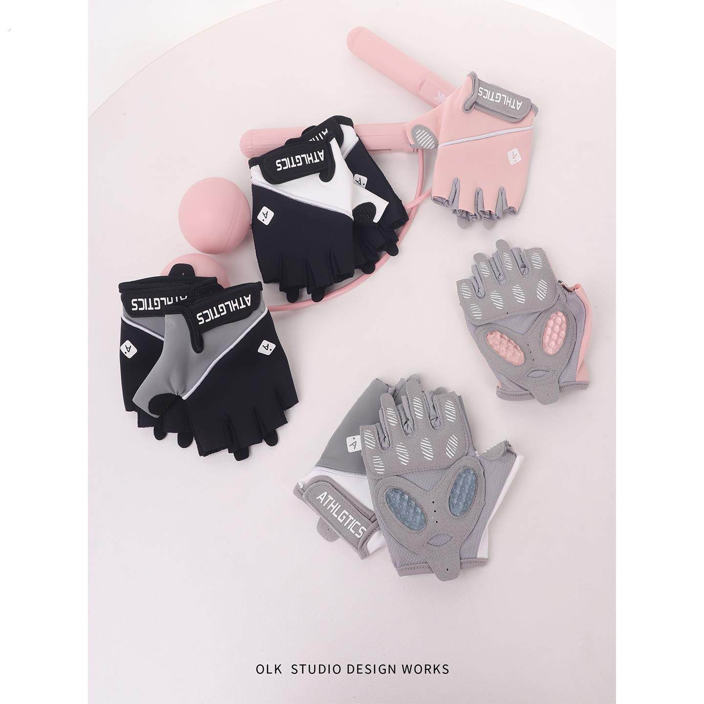 健身手套男半指防滑耐磨户外器械运动手套薄款夏季单车骑行手套女