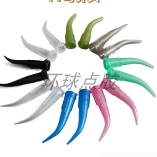 弯针头高粘度胶水塑料注胶针咀点胶针头滴胶针嘴自动化针管 TT斜式