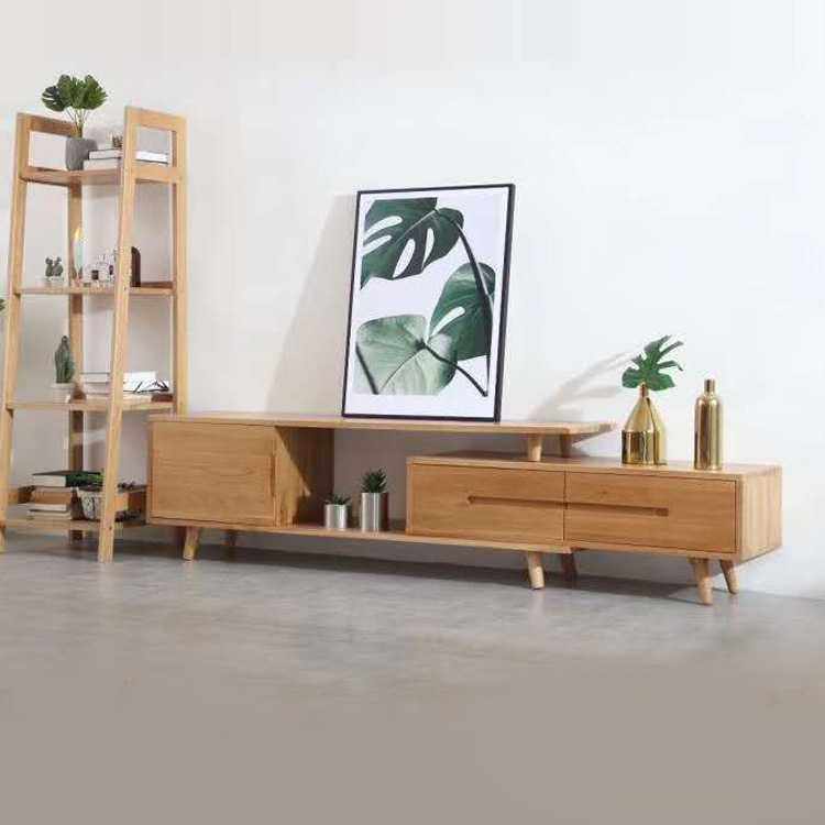 舜伊家具北欧橡木电视柜客厅简约现代实木伸缩视听柜影视组合柜,住宅家具,淘宝优惠券,粉丝福利购,淘宝优惠卷