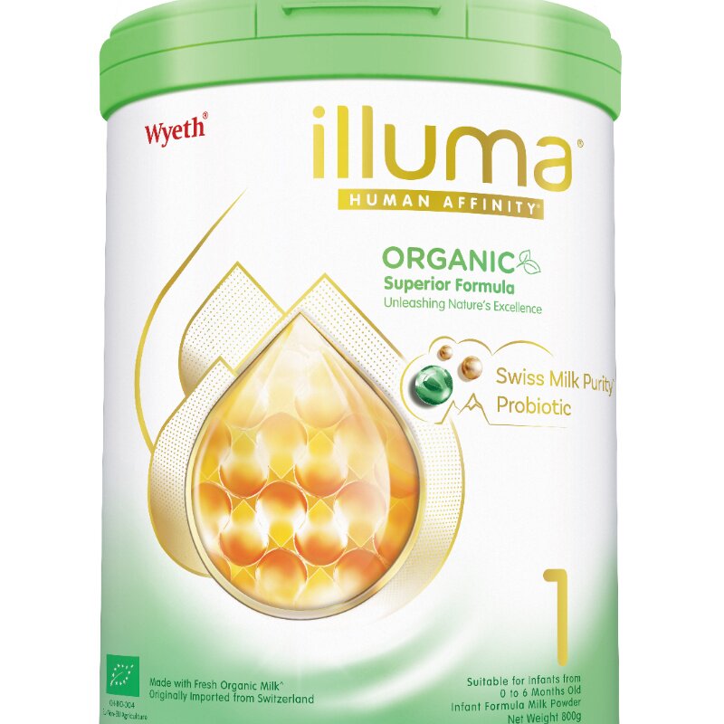港版Wyeth/惠氏启赋有机800g1段一段蕴萃婴幼儿奶粉800g进口0-6月