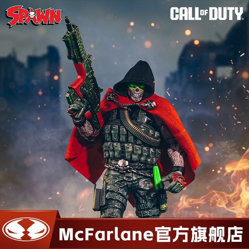 【现货】麦克法兰mcfarlane1/10 烧焦的再生侠 可动手办玩具